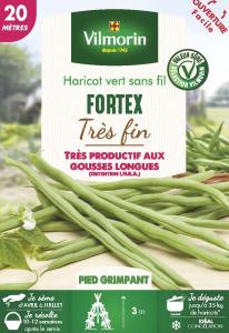 Haricot Grimpant Vert Fortex (Obtention I.N.R.A.) - 20 m